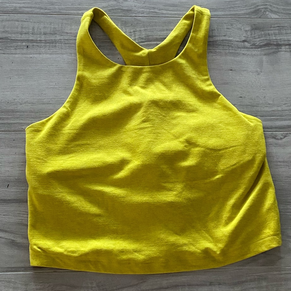 Beyond Yoga Yellow Crop Top